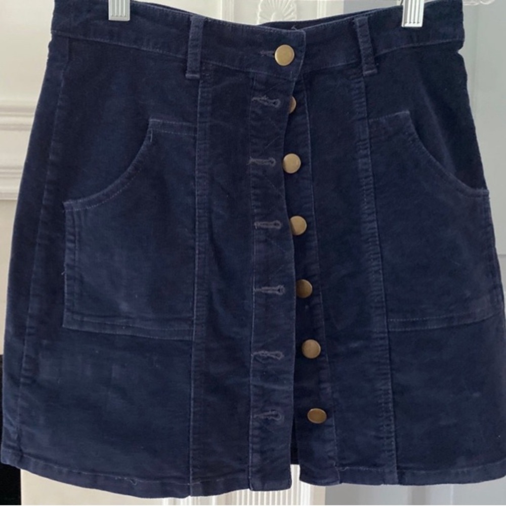 Altar’d state corduroy miniskirt